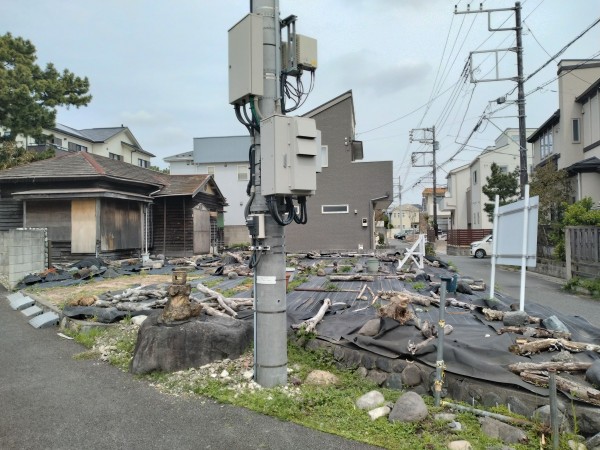 藤沢市鵠沼松が岡、土地の画像です