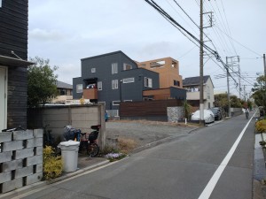 藤沢市鵠沼松が岡、土地の画像です