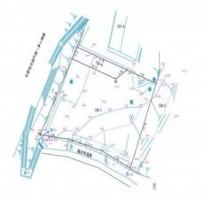 藤沢市大鋸、土地の間取り画像です