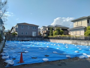 藤沢市鵠沼松が岡、土地の画像です