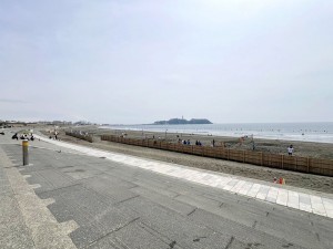 藤沢市鵠沼海岸、土地の周辺の街並み画像です