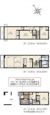 藤沢市本鵠沼、新築一戸建ての間取り画像です