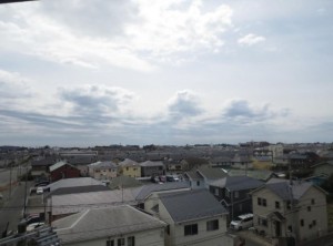 藤沢市辻堂元町、マンションのバルコニー画像です