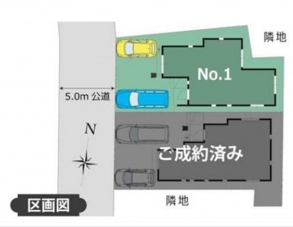 藤沢市鵠沼桜が岡、新築一戸建ての画像です