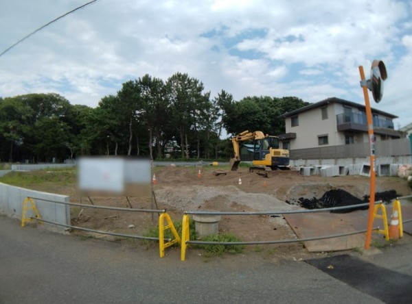 藤沢市鵠沼神明、土地の画像です