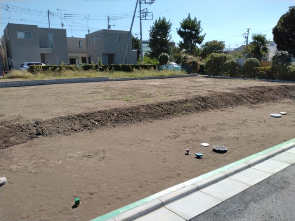 藤沢市鵠沼神明、土地の画像です