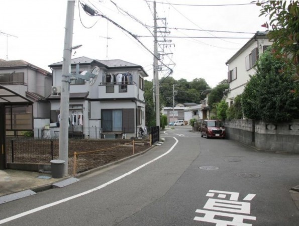 藤沢市柄沢、土地の画像です