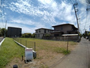 藤沢市鵠沼松が岡、土地の画像です