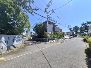 藤沢市鵠沼松が岡、土地の画像です