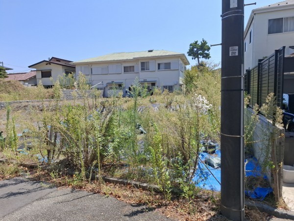 藤沢市鵠沼松が岡、土地の画像です