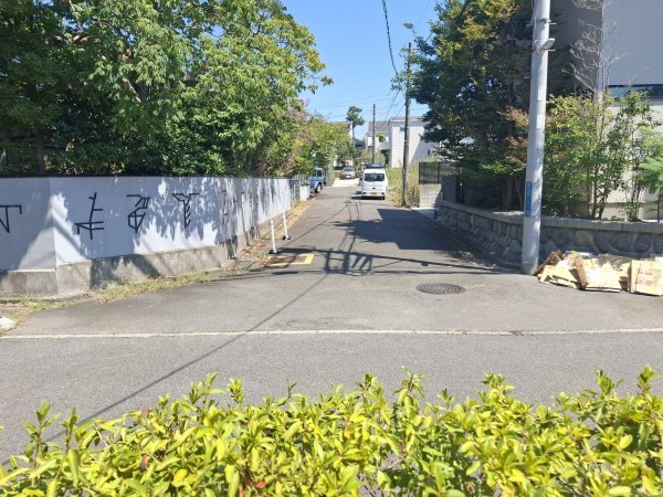 藤沢市鵠沼松が岡、土地の画像です
