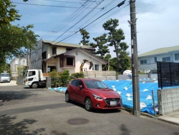 藤沢市鵠沼松が岡、土地の画像です