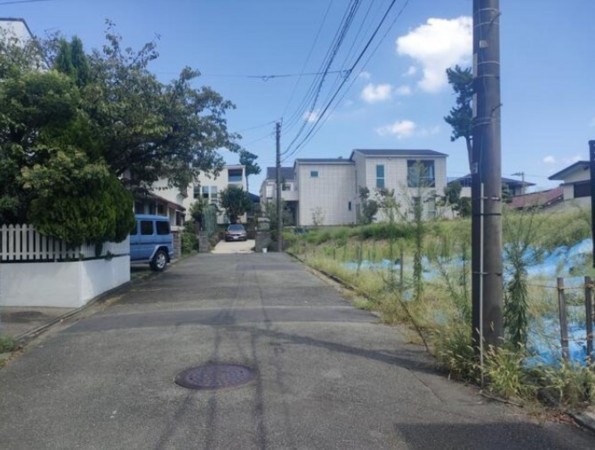 藤沢市鵠沼松が岡、土地の画像です