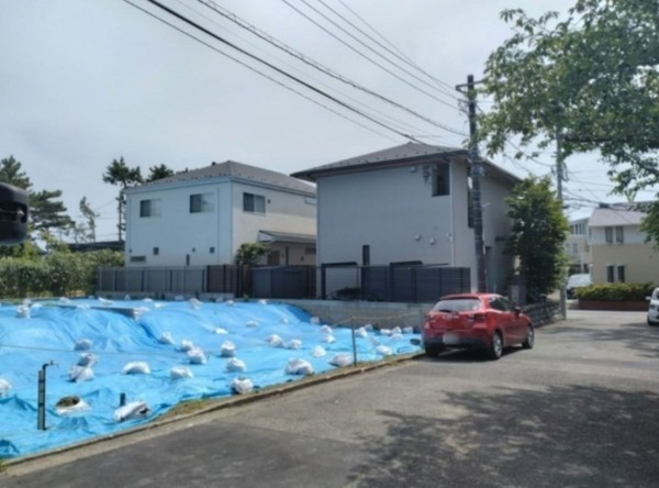 藤沢市鵠沼松が岡、土地の画像です