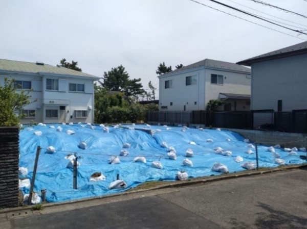 藤沢市鵠沼松が岡、土地の画像です