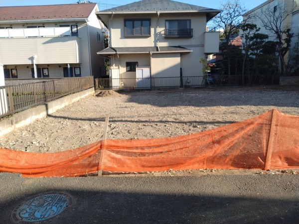 藤沢市片瀬、土地の画像です