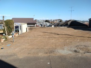 藤沢市大鋸、土地の画像です