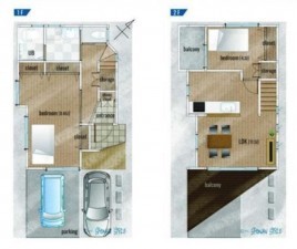 藤沢市辻堂元町、中古一戸建ての間取り画像です