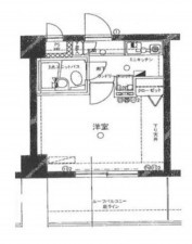 藤沢市藤沢、マンションの間取り画像です