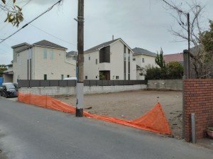 藤沢市鵠沼松が岡、土地の画像です