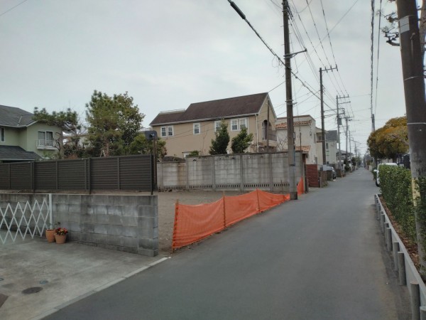 藤沢市鵠沼松が岡、土地の画像です