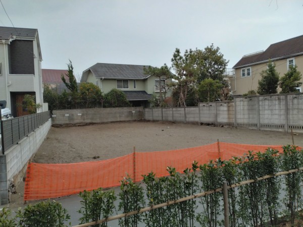 藤沢市鵠沼松が岡、土地の画像です