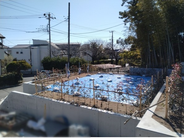 藤沢市鵠沼桜が岡、土地の画像です