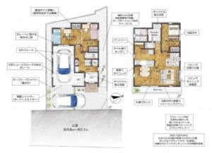 藤沢市辻堂、新築一戸建ての画像です