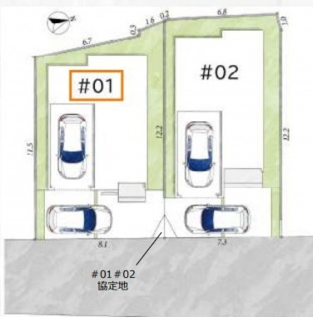 藤沢市辻堂、新築一戸建ての画像です