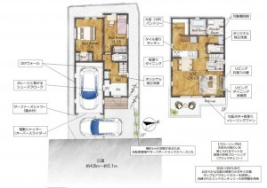 藤沢市辻堂、新築一戸建ての画像です