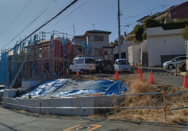 藤沢市渡内、土地の画像です