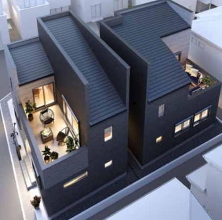 藤沢市鵠沼橘、新築一戸建ての画像です