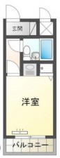 藤沢市藤沢、マンションの間取り画像です