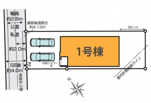 藤沢市本鵠沼、新築一戸建ての画像です