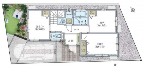 藤沢市辻堂、新築一戸建ての画像です