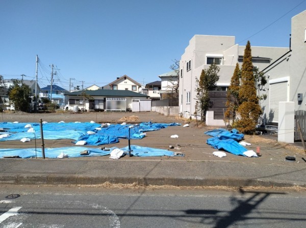 藤沢市辻堂東海岸、土地の画像です
