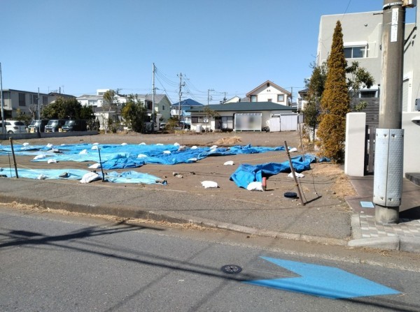 藤沢市辻堂東海岸、土地の画像です
