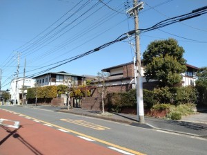 藤沢市片瀬山、土地の画像です