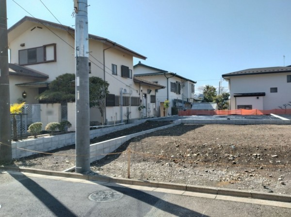 藤沢市片瀬山、土地の画像です