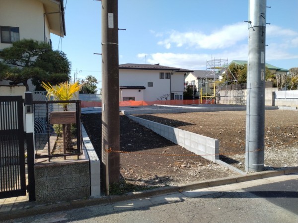 藤沢市片瀬山、土地の画像です
