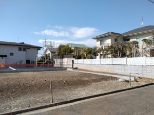 藤沢市片瀬山、土地の画像です
