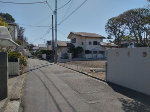 藤沢市片瀬山、土地の画像です