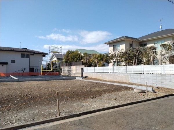 藤沢市片瀬山、土地の画像です