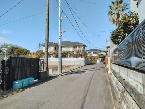 藤沢市片瀬山、土地の画像です
