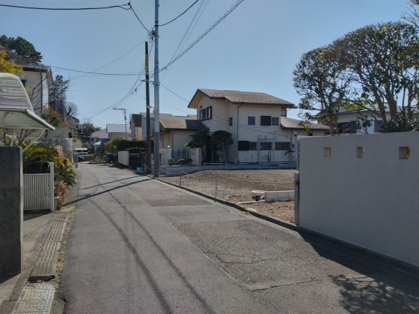 藤沢市片瀬山、土地の画像です