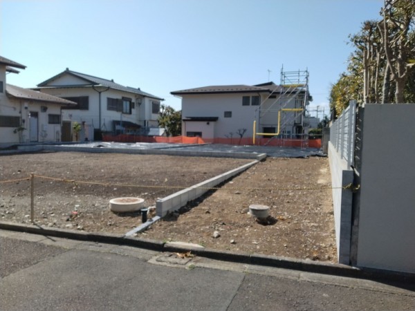 藤沢市片瀬山、土地の画像です