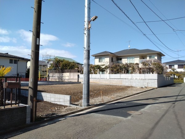 藤沢市片瀬山、土地の画像です