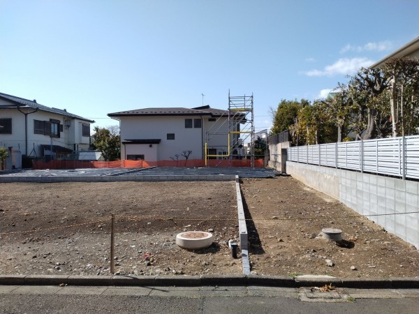 藤沢市片瀬山、土地の画像です