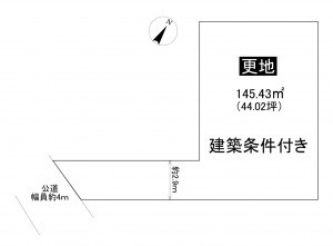 藤沢市辻堂元町、土地の間取り画像です