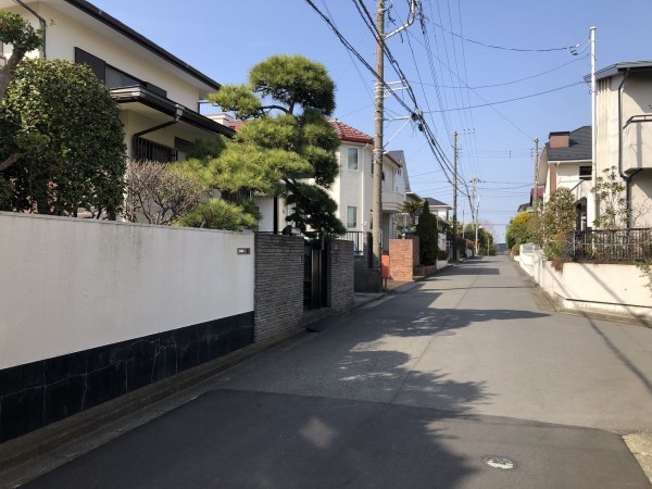 藤沢市片瀬山、土地の画像です